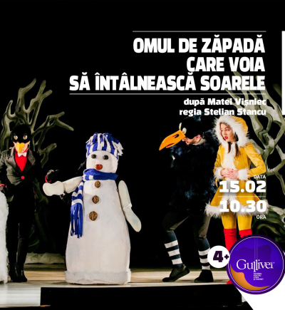 Una dintre poveștile de iarnă preferate de la Teatrul ”Gulliver”